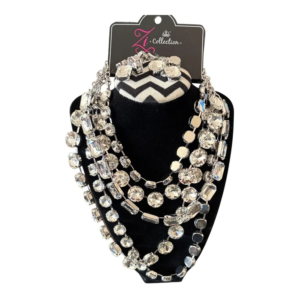 paparazzi white crystals